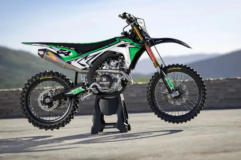 Kit Déco KAWASAKI KX 125/250 Semi-Personnalisé - Rythme