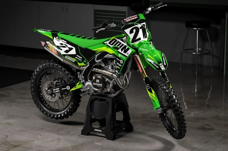 Kit Déco KAWASAKI KX 125/250 Semi-Personnalisé - Aura