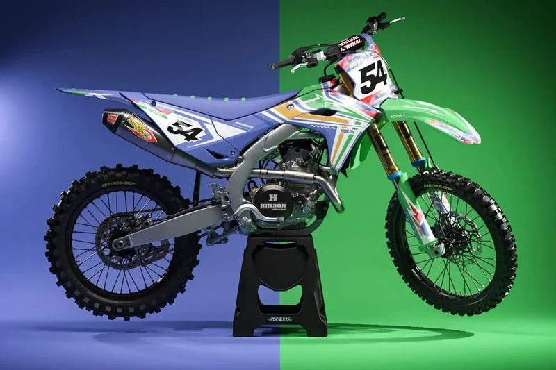 Kit Déco KAWASAKI KXF 450 Semi-Personnalisé - Vortax