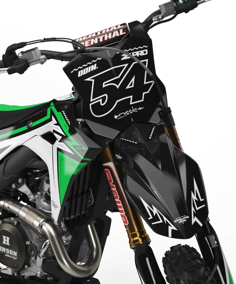 Kit Déco KAWASAKI KXF 450 Semi-Personnalisé - Rythme