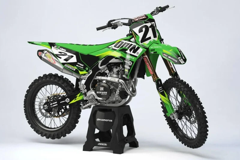 Kit Déco KAWASAKI KXF 450 Semi-Personnalisé - Aura