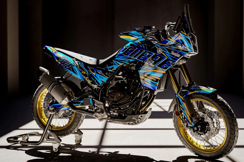 Kit Déco YAMAHA 700 TENERE - GOLD (chrome ou holographique recommandé)
