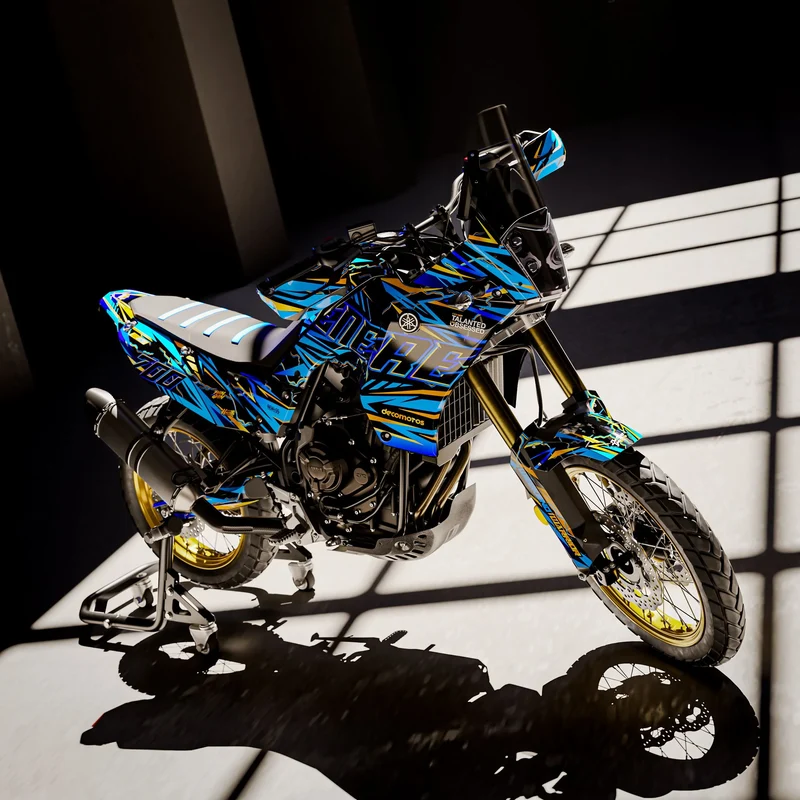 Kit Déco YAMAHA 700 TENERE - GOLD (chrome ou holographique recommandé)