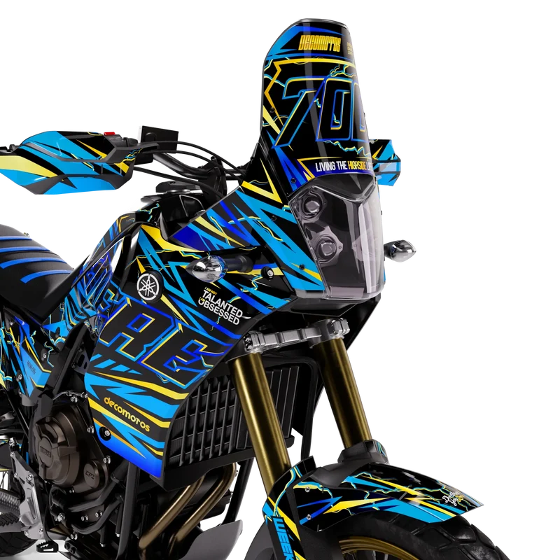 Kit Déco YAMAHA 700 TENERE - GOLD (chrome ou holographique recommandé)