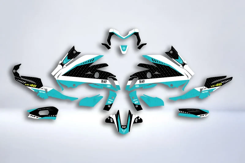 Kit Déco Yamaha MT 07 2018-2020 - TURQUOISE