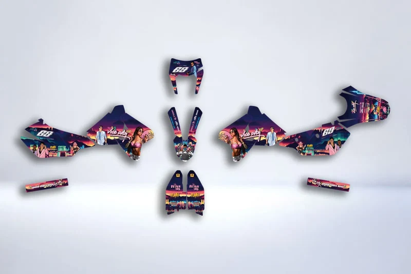 Kit Déco Suzuki DRZ 400 - VICE CITY