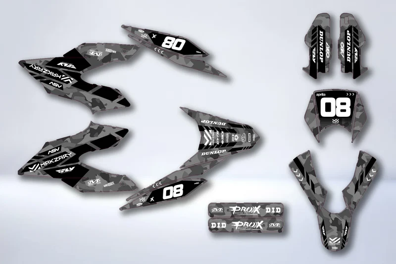 Kit Déco Derbi Senda DRD 125 SM / Aprilia SX 125 2018-2024 - ELYSIX