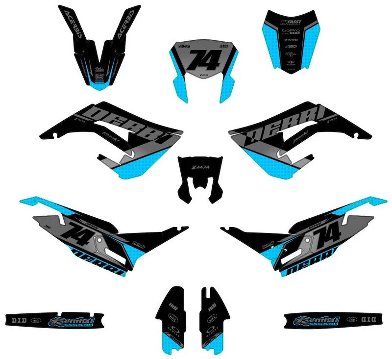 Kit Déco DERBI X-TREME / RACING 2018-2024 - AERION