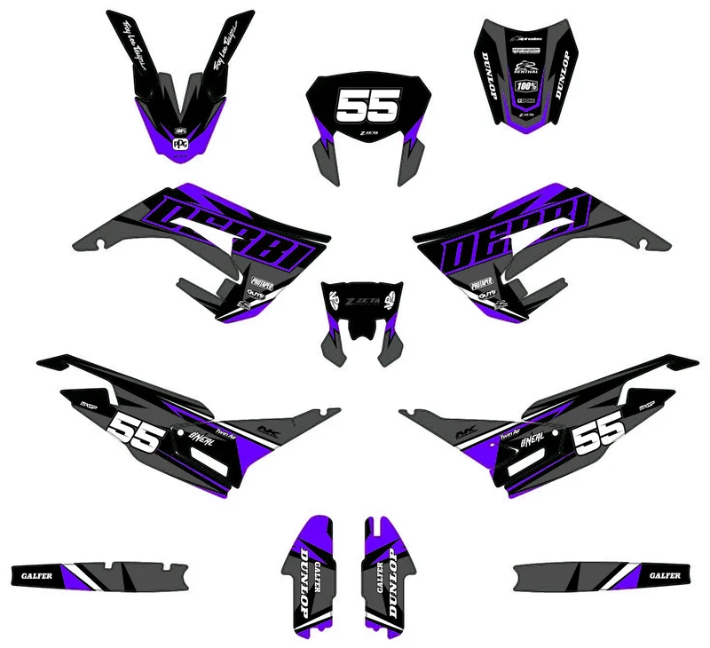 Kit Déco DERBI X-TREME / RACING 2018-2024 - AURION