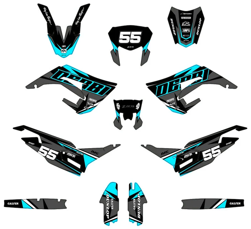Kit Déco DERBI X-TREME / RACING 2018-2024 - AURION