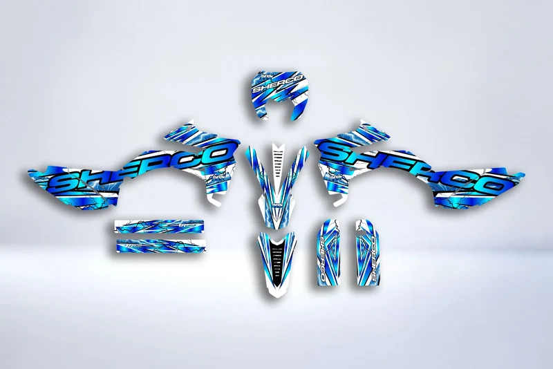 Kit Déco Sherco SE-R / SM-R 50cc 2013-2026 - BLUE THUNDER