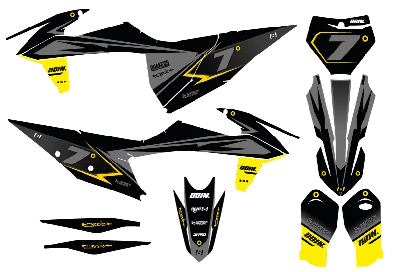 Kit Déco KTM EXC EXC-F SX SX-F 2019-2023 - BOLD