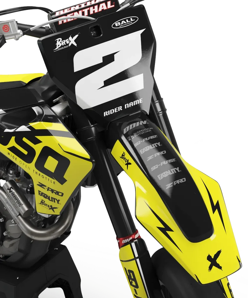 Kit Déco HUSQVARNA FE / FC / TE / TC 2016-2018 - YELLOW