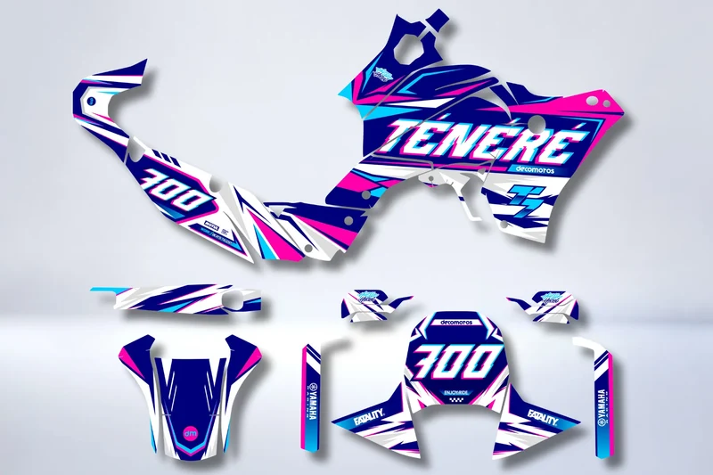 Kit Déco YAMAHA 700 TENERE - GLITCH