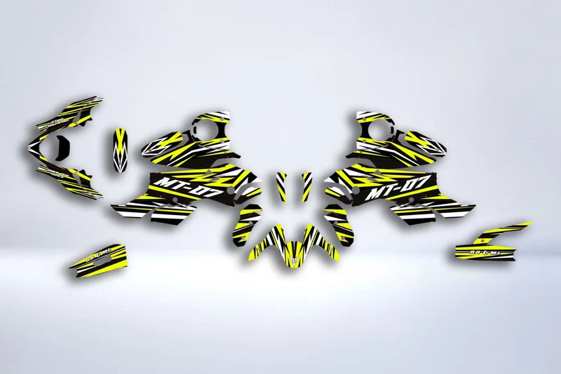 Kit Déco Yamaha MT 07 2021-2024 - YELLOW