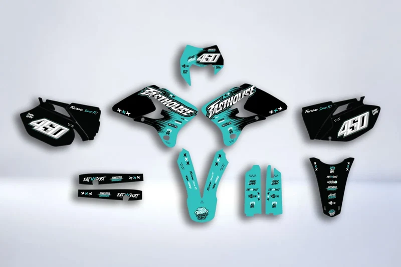 Kit Déco YAMAHA WRF WR 250-450 2003-2006 - FASTHOUSE V2