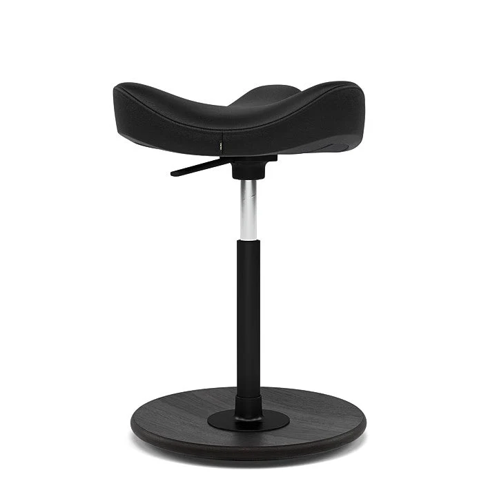 Move Stehhilfe - Stehsitz Hocker mit Lederbezug Dunkelblau - Varier Furniture