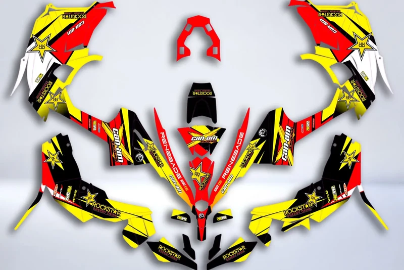 Kit Déco Can-Am Renegade 850R 1000R XXC 2018-2022 - ROCKSTAR