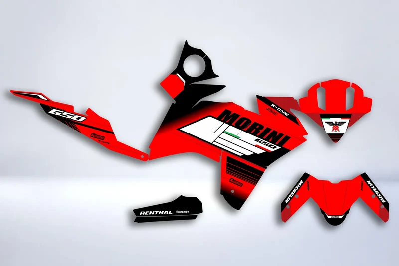 Kit Déco MOTO MORINI X-CAPE 650 2021-2024 - RED