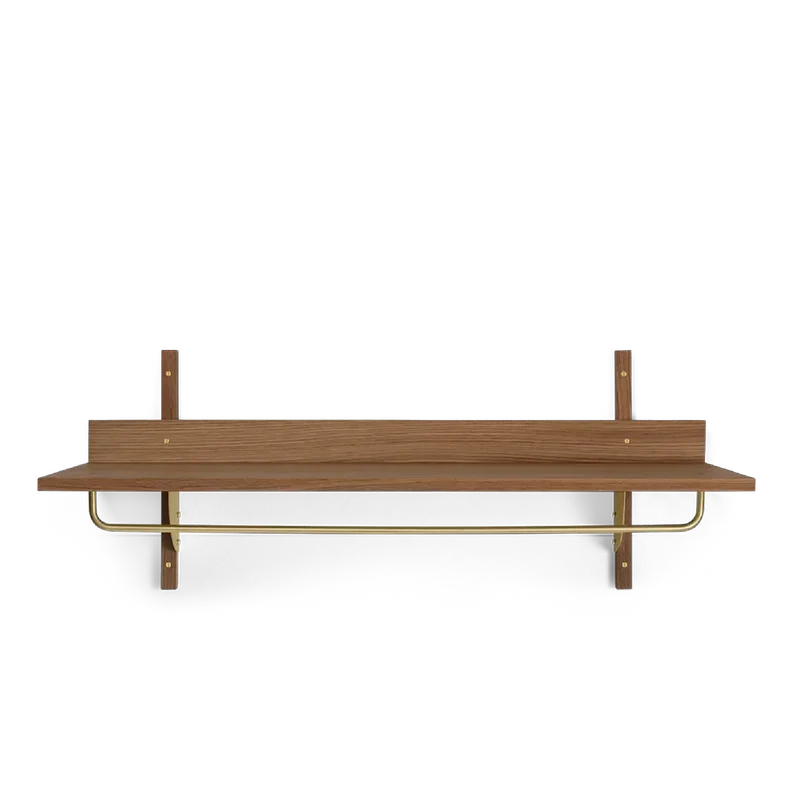 Sector Rack Wandgarderobe Eiche & Messing - ferm LIVING