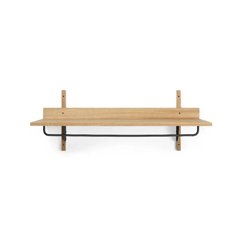 Sector Rack Wandgarderobe Eiche & Messing - ferm LIVING