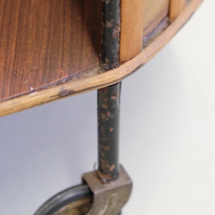 Barwagen rund - Midcentury Servierwagen