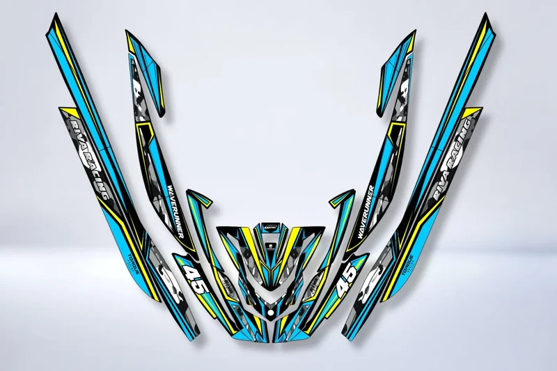 Kit Déco Yamaha GP 1800 SVHO Waverunner 2016-2020 - BLUE SUN
