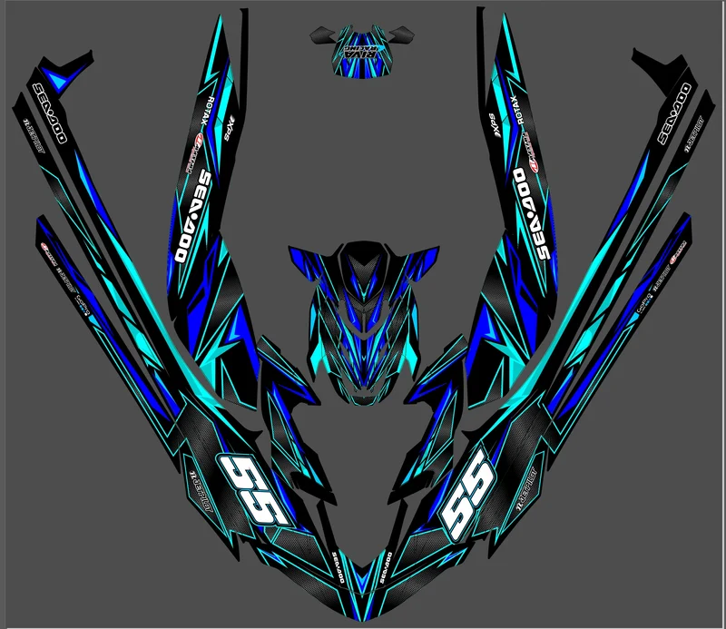 Kit Déco ZOLKHEIM – Seadoo RXP-X 2021-2025