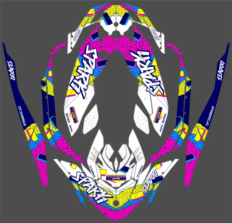 Kit Déco Seadoo SPARK TRIXX 2UP 3UP 2019-2023 - CYNOBRA