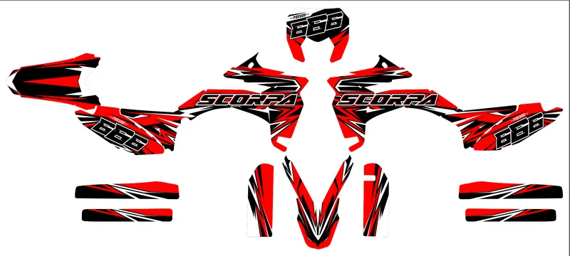 Kit Déco Sherco SE-R / SM-R 50cc 2013-2026 - RUDE #2