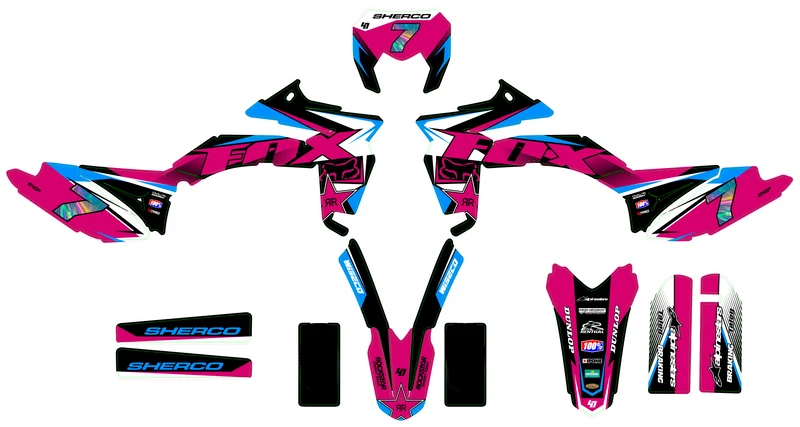 Kit Déco Sherco SE-R / SM-R 50cc 2013-2026 - FOX