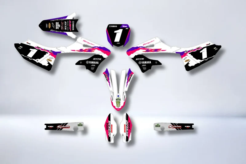 Kit Déco PINK REPLICA – Yamaha YZ 125/250 2022-2025