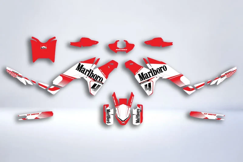Kit Déco CF MOTO 450 MT 2024-2026 - RED