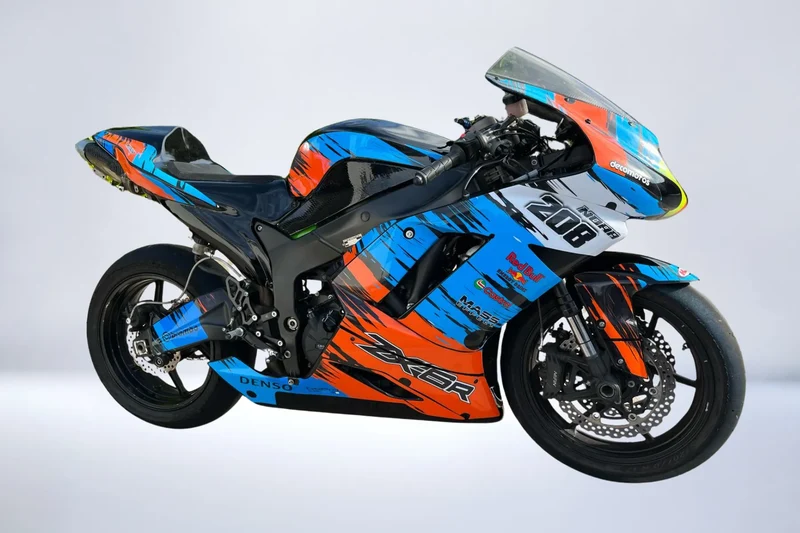 Kit Déco KAWASAKI NINJA ZX-6R 2007-2008 - SCRATCH
