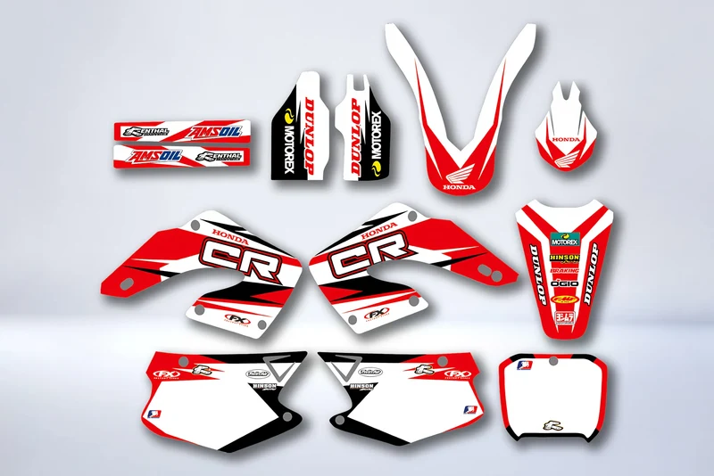 Kit Déco HONDA CR 125-250 2000-2001 - ORIGINAL WHITE