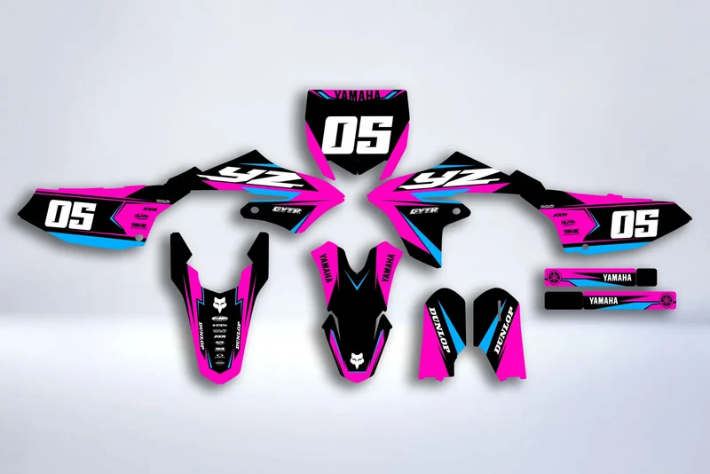 Kit Déco Yamaha YZ 65 2018-2025 - FACTORY PINK