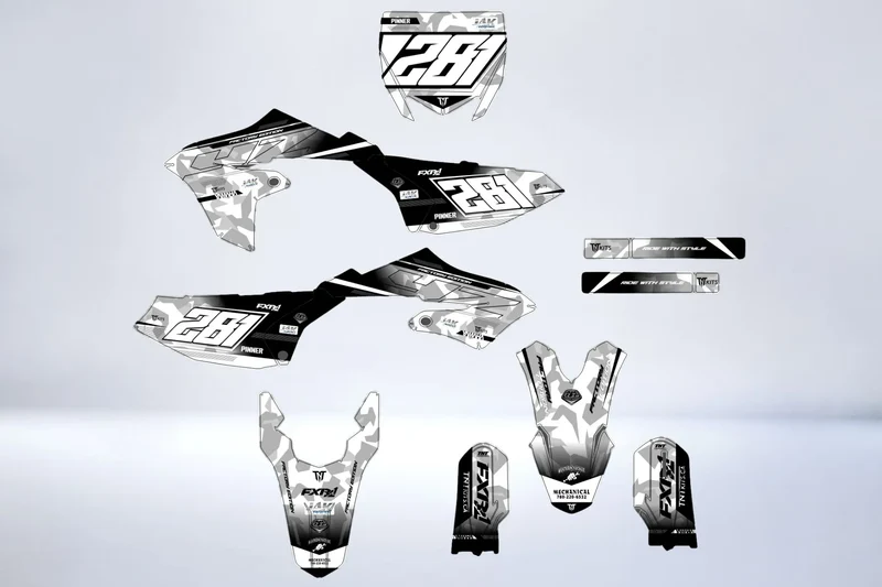 Kit Déco Yamaha YZ 65 2018-2025 - CAMO