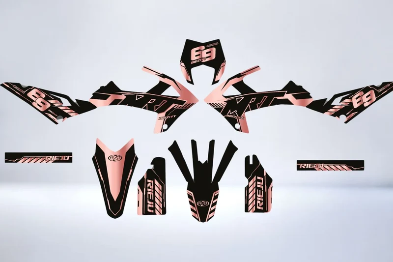 Kit Déco COLOR – Rieju MRT 2022-2026 (Chrome ou Holo en option)