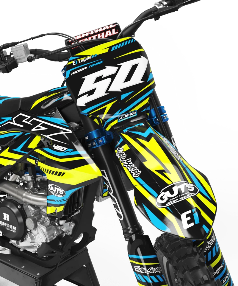 Kit Déco Yamaha YZF 250 2024-2025 & YZF 450 2023-2025 - ANGULAR