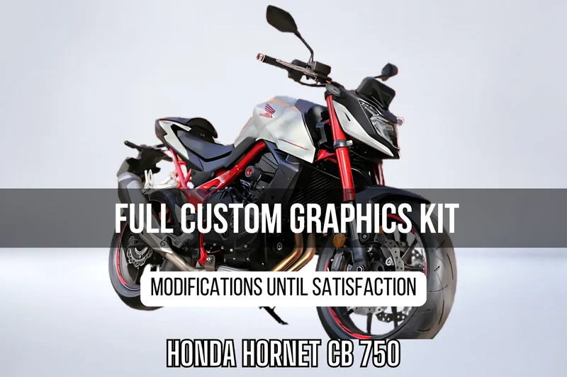 Kit Déco HONDA HORNET CB 750 100% personnalisé