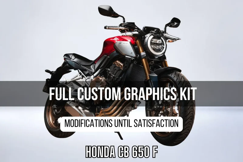 Kit Déco HONDA CB 650 F 100% personnalisé