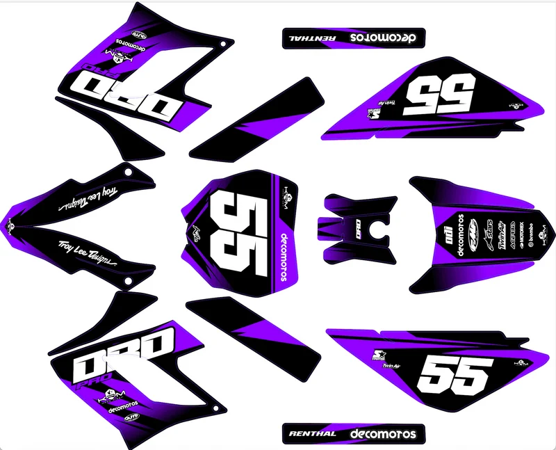 Kit Déco DERBI DRD RACING 2004-2009 - VIOLET