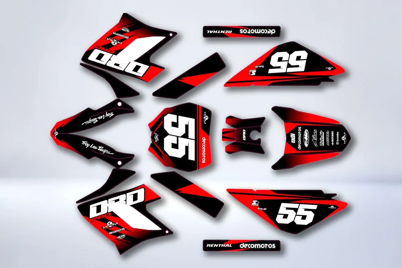 Kit Déco DERBI DRD RACING 2004-2009 - RED