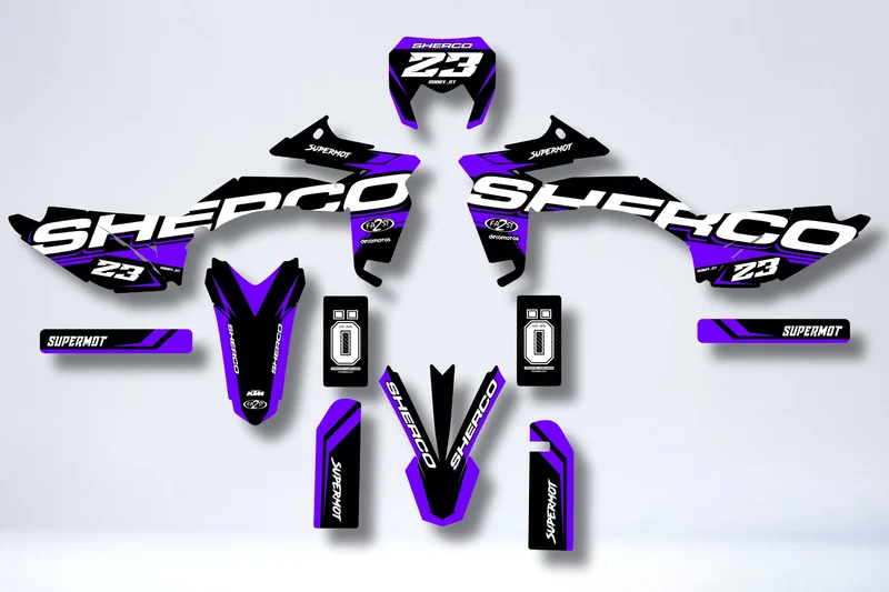 Kit Déco Sherco SE-R / SM-R 50cc 2013-2026 - RUDE