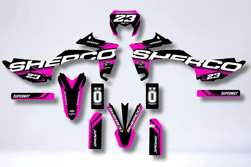 Kit Déco Sherco SE-R / SM-R 50cc 2013-2026 - RUDE