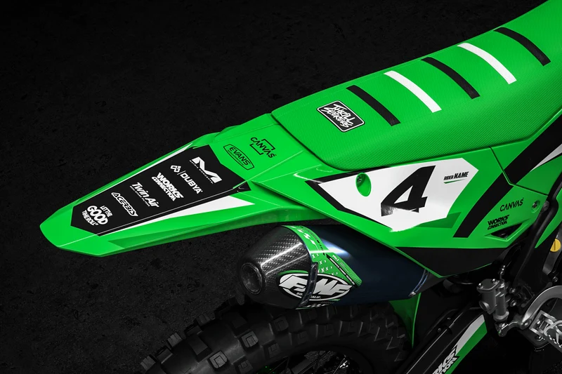 Kit Déco KAWASAKI KXF 250 2025 & KXF 450 2024-2025 - Greenvibe
