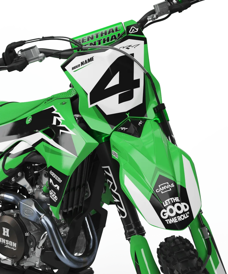 Kit Déco KAWASAKI KXF 250 2025 & KXF 450 2024-2025 - Greenvibe