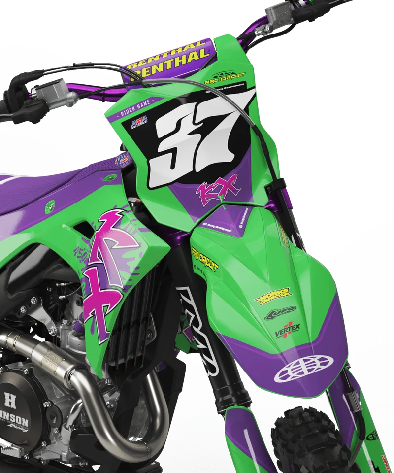 Kit Déco KAWASAKI KXF 250 2025 & KXF 450 2024-2025 - Dyno