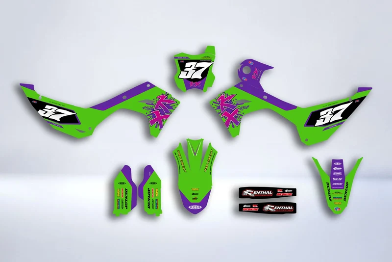 Kit Déco KAWASAKI KXF 250 2025 & KXF 450 2024-2025 - Dyno
