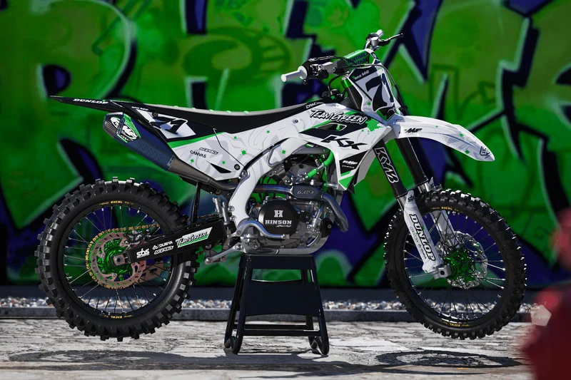 Kit Déco KAWASAKI KXF 250 2025 & KXF 450 2024-2025 - SpottedGreen